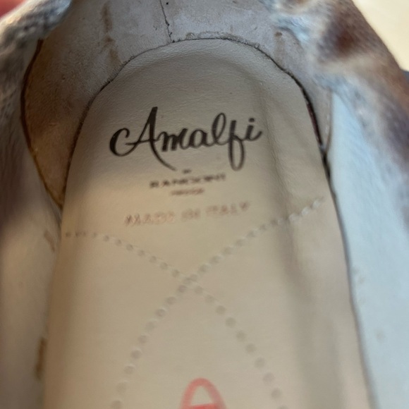 Amalfi By Rangoni 8.5 NEW  Gray Heels with Chunky Heel- pillow soft elastic heel - Picture 13 of 16